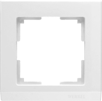 Рамка на 1 пост WL04-Frame-01-white   (белый)