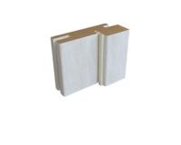 Стойка дверная ALBERO с уплотнителем телескопическая 70*28*2070 Эко-шпон Белый кипарис