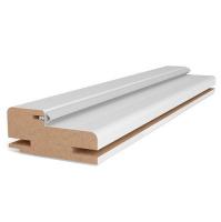 Стойка дверная DORICA с уплотнителем телескопическая 80*30*2070 Эмаль-Р Лунный