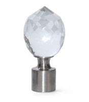 Наконечник 16мм-2шт.КРИСТАЛЛ(Ст.золото)