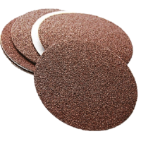 Круг абразивный под  липучку  Р60,125мм, на велюр.основе, 10шт   T4P