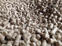 Топливные древесные гранулы промышленные СВЕТЛО-СЕРЫЕ №2 диаметр 6мм (упак.15кг) (Пеллеты)70