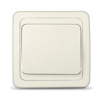 Выключатель 1-кл. СП  ВАЛЕРИ  10А слон.кость. (Б-В0021)