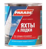 Лак яхтный L20 PARADE 0.75л глянцевый