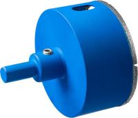 Коронка алмазная по кафелю и стеклу, d 65мм, зерно Р60,в сборе с центрир.сверлом и имбус.ключ   ЗУБР