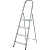 Стремянка алюмин 4 ступ. вес 3,1 кг, раб. высота 2,81 м, грузоподъемность 150 кг.  Новая высота