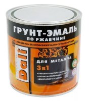 Грунт-эмаль по ржавчине Красная 0,75л (RAL 3001) DALI Рогнеда