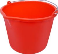 Ведро усиленное ударопрочное штукатурно-малярное 20л (с носиком)   Политех