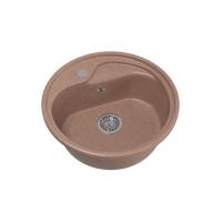 Мойкa ML-GM10 круглая, терракотовый (307) , 440мм (глуб. чаши 180)
