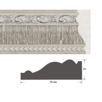 Интерьерный багет 2060 04к  2,5 м (28 шт)