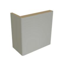 Наличник дверной ALBERO телескопический плоский 24*70*2150 Эмаль ПП Латте