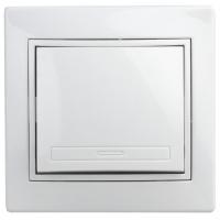 Выключатель Intro10А-250В, IP20, СУ, Plano, белый 1-101-01