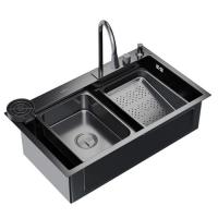 Мойка настол.монт.75*46(3.0) вып. 3 1/2 MIXLINE PRO c сиф+доз+смесит+кол+д/р+о/с