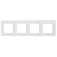 Рамка 4м ETIKA белая 672504
