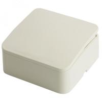 Выключатель 1-кл. ОП STEKKER София 250В, 10А, IP20, слон. кость, MSW10-10-04