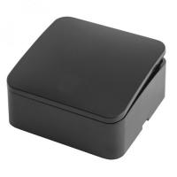 Выключатель 1-кл. ОП STEKKER София 250В, 10А, IP20, черный матов., MSW10-10-05