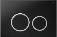 Кнопка для инсталляции UNIFIX 003 UNI03BСi77 черная матовая IDDIS