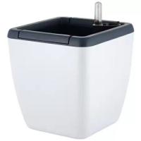 Горшок с автополивом InGreen Munchen 5л с внутрен.вставк. 2,2л, квадр, белосн жасмин IG622411048