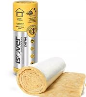 Рулон ISOVER САУНА ФОЛЬГИРОВАННЫЙ 12500 1200 50 мм (15м2 0,75м.куб)