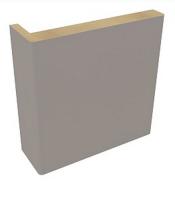 Наличник дверной ALBERO телескопический плоский 24*70*2150 Vinyl Серый