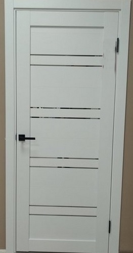 Дверное полотно NIKI 54 800 2000 ПВХ Бьянка стекло зеркало