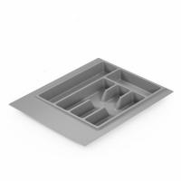 .Лоток для столовых приборов  Универсал  (серый) М8535