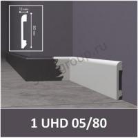Плинтус UHD 05 80 Белый под покраску (2м)