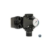 Реле давления РМ 5-3W  ITALTECNICA (Италия) со встроенным манометром. 1х1х1 ш г г