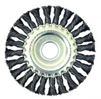 Щетка-крацовка 150мм дисковая для УШМ, стальная жгут. проволока   T4P