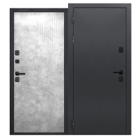 Дверь входная метал. FERRONI Термо Эверест MP 960*2050 L (Букле граф/Бетон снеж 110мм)