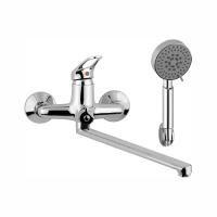 Смеситель для ванны AQUAKRATOS АК2252 картридж 35 мм гусак L 325мм RUS латунь