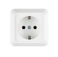 Розетка с з белый ОП 16А, 250В TANGO