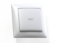 Выключатель 1кл. СП "СЕЛЕНА" 10А бел. с индик. (С110-395)