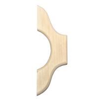 Ручка дверная  Фигурная , липа  Банные штучки  (30)