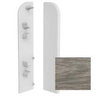 Заглушка левая Комфорт КЛАССИК Софт 80мм 435 Секвойя серая