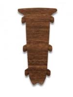 Угол внутренний для плинтуса Орех 291, Деконика