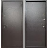 Дверь метал.  БУЛЬДОРС ECONOM 60  860 1800 правая (Букле шоколад,Букле шоколад)