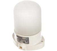 Светильник влагозащитный НПБ400 белый 60W IP54 керам. осн/жаропрочн. стекло SQ0303-0048