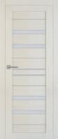Дверное полотно Карда Т-18 800 2000 Лиственница белая мат. стекло