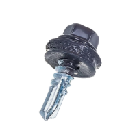 ,Саморез кровельный 5,5 19 RAL7024 графитовый серый (по металлу) (уп. 250 шт)