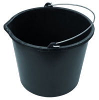 Ведро строительное мерное 20л, черный   T4P