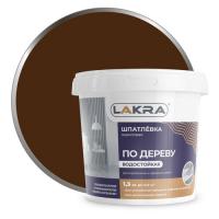 Шпатлевка по дереву ЛАКРА махагон 1,5кг