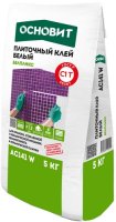 Клей для мозаики и плитки БЕЛПЛИКС класс С1Т (АС141W) 5кг(белый) Основит