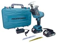 Пила сабельная аккумуляторная MKGSA-18V (2аккум, 2 Ач, 0-2900, кейс) Е0089   PROFIPOWER