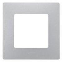 Рамка 1м ETIKA алюм. 672551