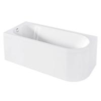 .Ванна акрил BAS "ВЕСТА" 170*75 левая в компл. с каркасом