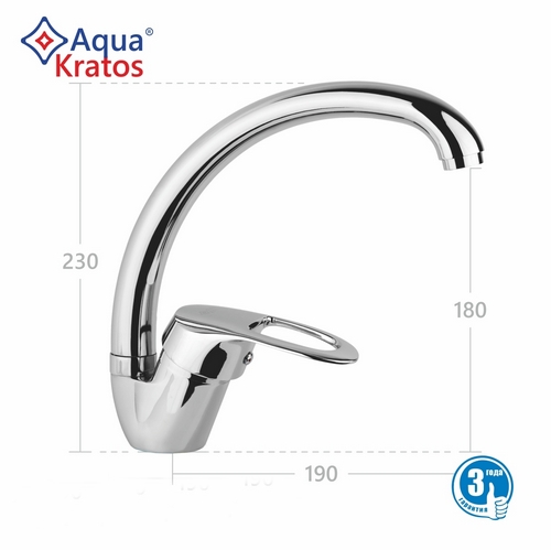 См-ль д кухни 40 мм боковой АК6429 AquaKratos