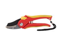 Секатор GRINDA, двухкомп. ручки, обычн.механизм,без эфеса,округлые лезвия с упорной наковальн, 205мм