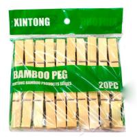 Набор прищепок БАМБУК 20 шт