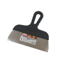 Шпатель 200мм (нерж.сталь, черная ручка) Декор